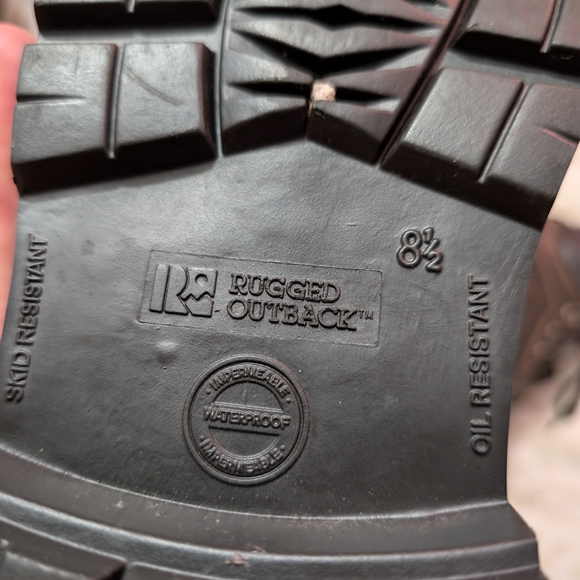 Men's rugged outback boots - Picture 5 of 5